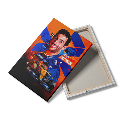 Canvas schilderij details Formule 1 Coureur Daniel Ricciardo 