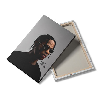 Canvas schilderij details Travis Scott
