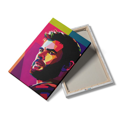 Canvas schilderij details Acteur Chris Hemsworth - Abstract