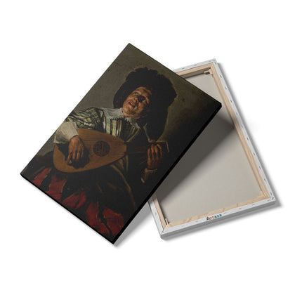 Canvas schilderij details De Serenade - Judith Leyster