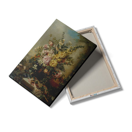 Canvas schilderij details Grote Vaas met Bloemen - Josep Mirabent
