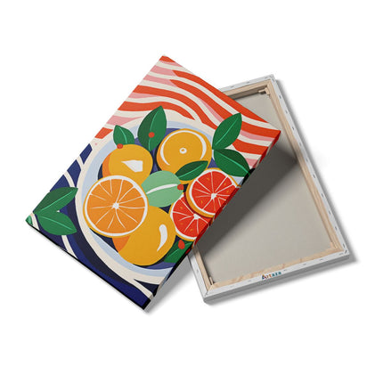 Canvas schilderij details Fruit - Abstract