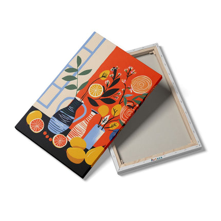 Canvas schilderij details Decoratie op Tafel - Abstract