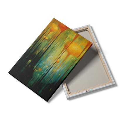 Canvas schilderij details Abstracte Kunst - Enorme Paddenstoelen