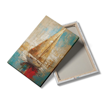 Canvas schilderij details Zeilboot Canvas schilderij details