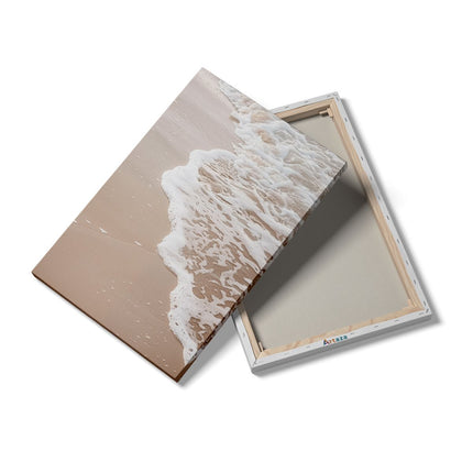 Canvas schilderij details Strand met Golven en Zand