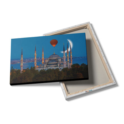 Canvas schilderij details Sultan Ahmetmoskee In Istanbul
