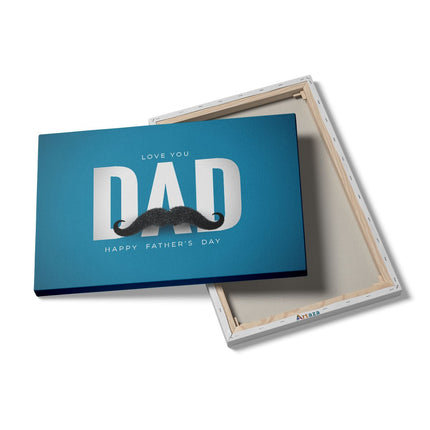 Canvas schilderij details Love You Dad - Vaderdag - Papa