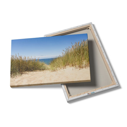 Canvas schilderij details Duinen met Zee