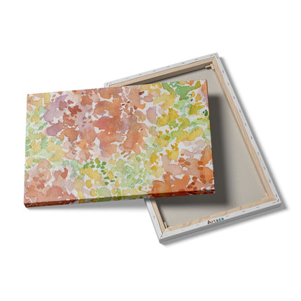 Canvas schilderij details Abstracte Kunst - Penceelstrepen in Structuur