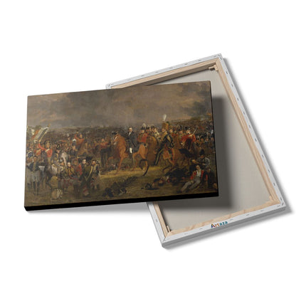 Canvas schilderij details De Slag bij Waterloo - Jan Willem Pieneman