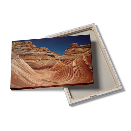 Canvas schilderij details Nationaal Monument Canyon Cliffs