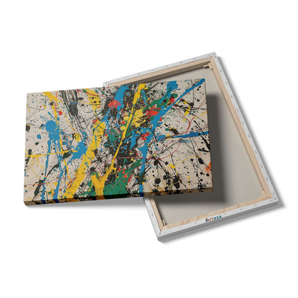 Canvas schilderij details Spetterende Kunstwerken