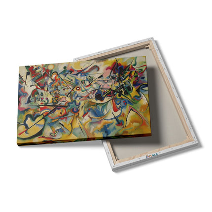 Canvas schilderij details Kleurrijk Kunstwerk met veel Verschillende Kleuren
