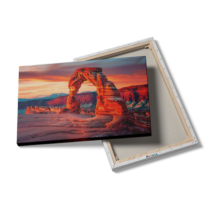 Canvas schilderij details Bogen Nationaal Park, Utah, Utah, Utah, Utah,