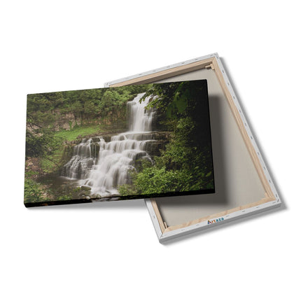 Canvas schilderij details Waterval