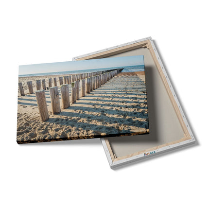 Canvas schilderij details Strand