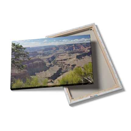 Canvas schilderij details Grand Canyon in de Zon