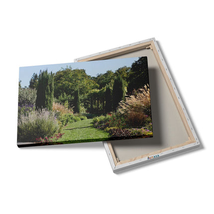 Canvas schilderij details Tuin