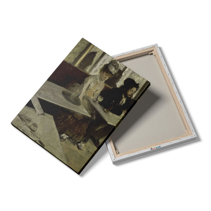 Canvas Schilderij Details De Absintdrinkster - Edgar Degas