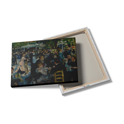 Canvas Schilderij Details Bal de Moulin de la Galette - Pierre-Auguste Renoir