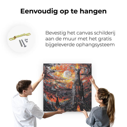 Canvas schilderij ophangen Lord Of The Rings-Kunstwerk - Lord Of The Rings-Kunstwerk - Lord Of The Rings-Kunstwerk - Lord