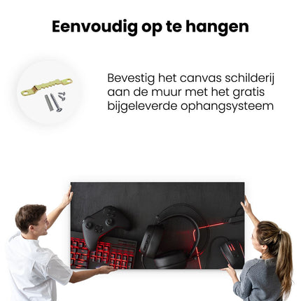 Canvas schilderij ophangen Gaming Spullen - Accessoires - Controller