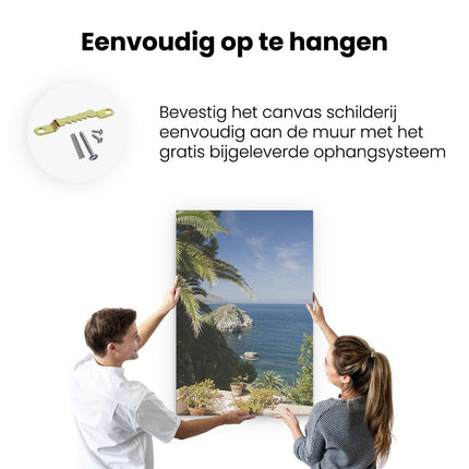 Canvas schilderij ophangen Tropical