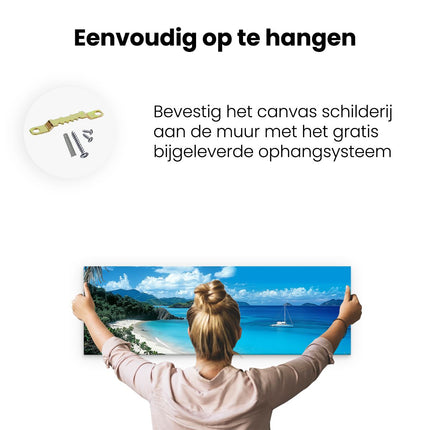 Canvas Schilderij Ophangen Schilderij 