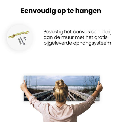 Canvas Schilderij Ophangen Schilderij 