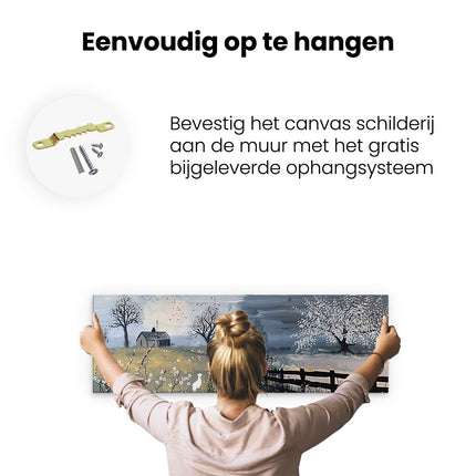 Canvas Schilderij Ophangen Schilderij 
