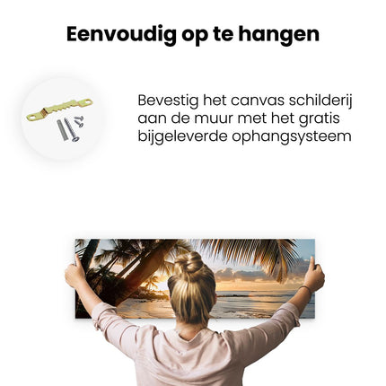 Canvas Schilderij Ophangen Schilderij 