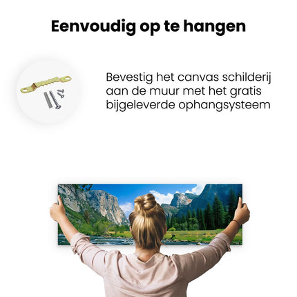 Canvas Schilderij Ophangen Schilderij 