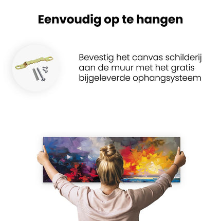 Canvas Schilderij Ophangen Schilderij 