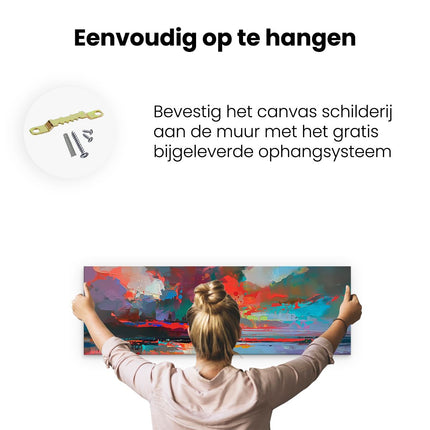 Canvas Schilderij Ophangen Schilderij 