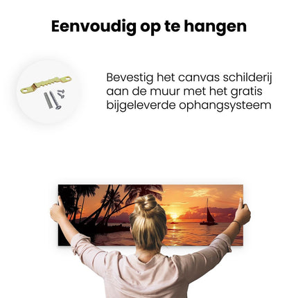 Canvas Schilderij Ophangen Schilderij 