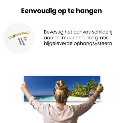 Canvas Schilderij Ophangen Schilderij 