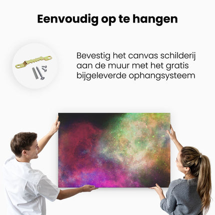 Canvas schilderij ophangen Abstracte Kunst - Luxueuze Marmer 