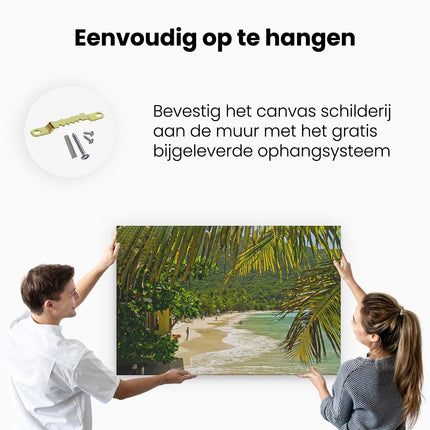 Canvas schilderij ophangen Laguna