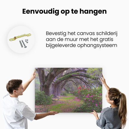 Canvas schilderij ophangen Sprookjesbos