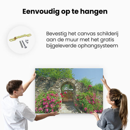 Canvas schilderij ophangen Stenenpoort