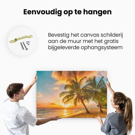 Canvas schilderij ophangen Summer Night