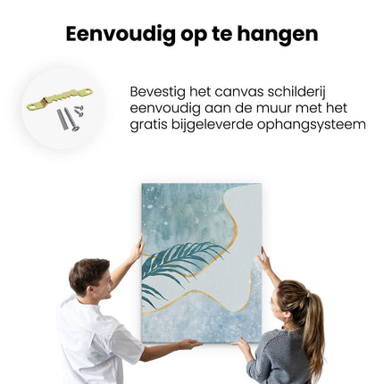 Canvas Schilderij Ophangen Abstracte Kunst