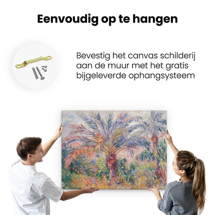 Canvas Schilderij Ophangen Kunstwerk van Palmbomen