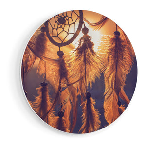 Wandcirkel vooraanzicht Amulet van de Indianen - Symbool - Ketting