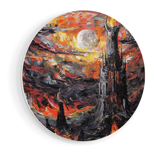 Wandcirkel vooraanzicht Lord Of The Rings-Kunstwerk - Lord Of The Rings-Kunstwerk - Lord Of The Rings-Kunstwerk - Lord