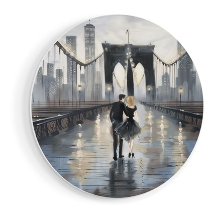 Wandcirkel vooraanzicht Brooklyn Brug Brooklyn Brug Brooklyn Brug Brooklyn Brug Brooklyn Brug Brooklyn Brug