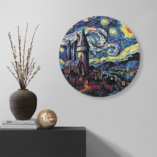 Wandcirkel muur Harry Potter Sterrennacht Kunstwerk