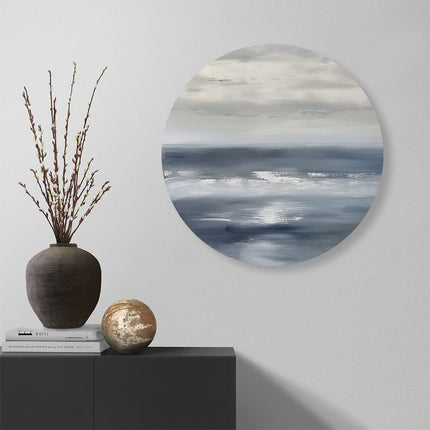 Wandcirkel muur Abstract Kunstwerk van de Oceaan