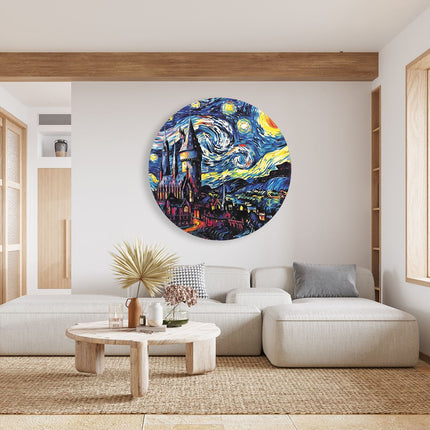 Wandcirkel woonkamer Harry Potter Sterrennacht Kunstwerk